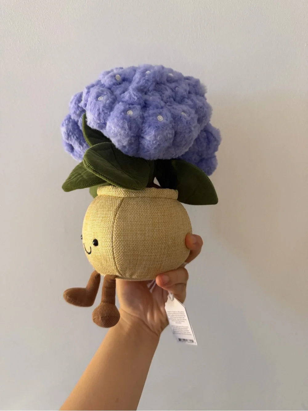 Jellycat Lavender Bloom Plush Pot with Green Leaves - Picture 2 of 3
